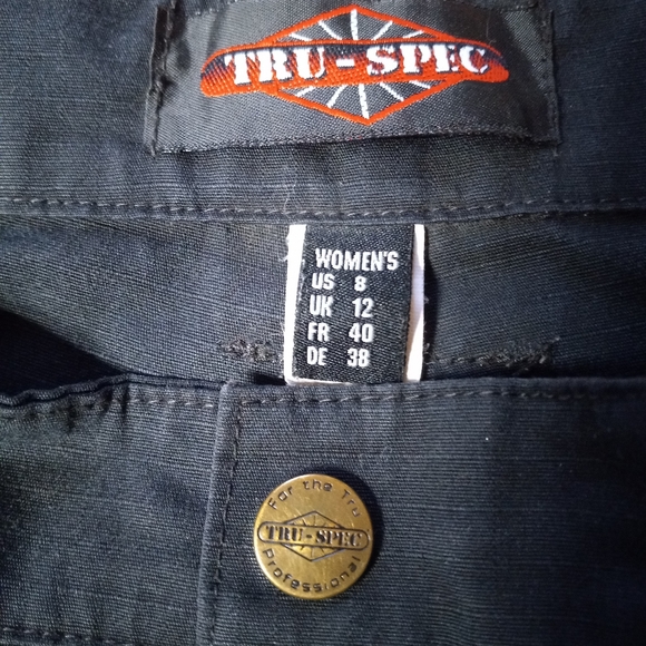 Tru-Spec Women's 24-7 Classic Pants Black Size 8 Tactical Pants Multiple Pockets - Picture 3 of 6
